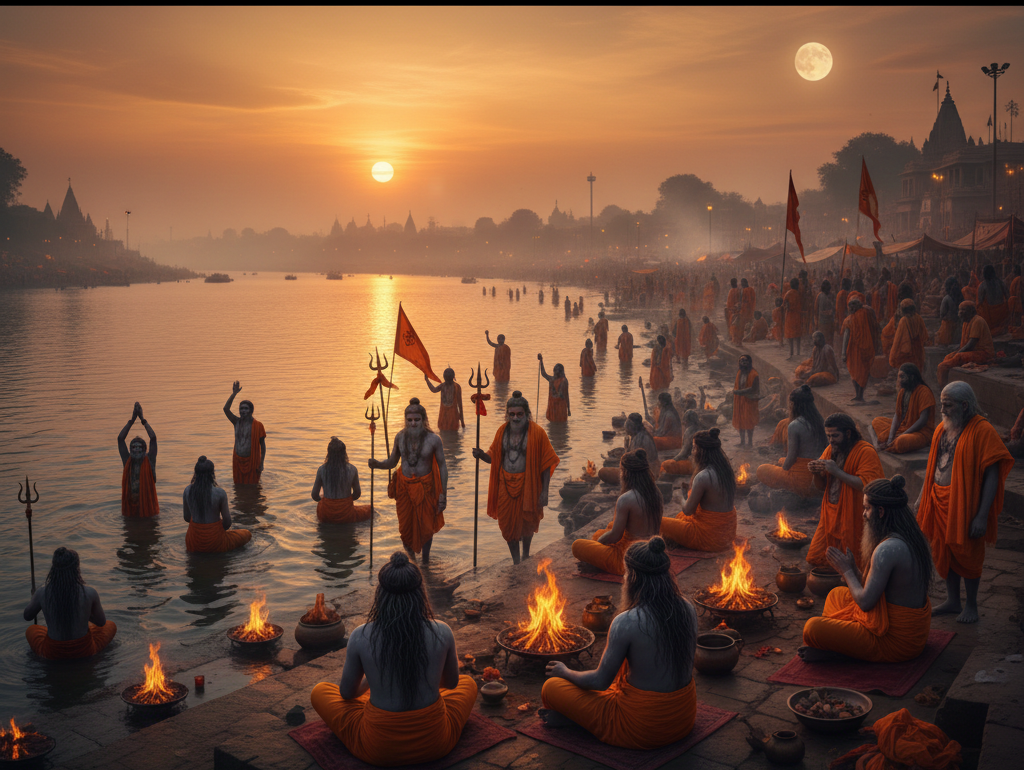 The Sacred Presence of Sadhus at Kumbh Mela